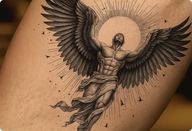 Essayage de tatouages IA